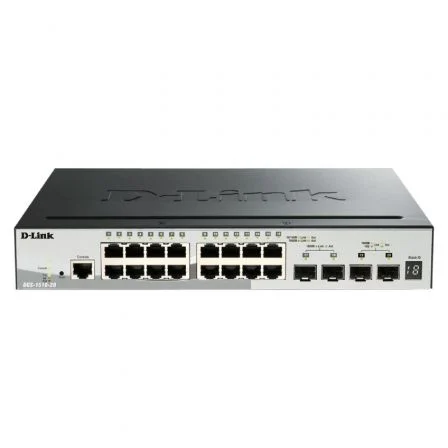 D-Link DGS-1510-20/E Switch Gestionado L2/L3 de 20 Puertos con SFP/SFP+ D-Link DGS-1510-20/E Switch Gestionado L2/L3 de 20 Puertos con SFP/SFP+